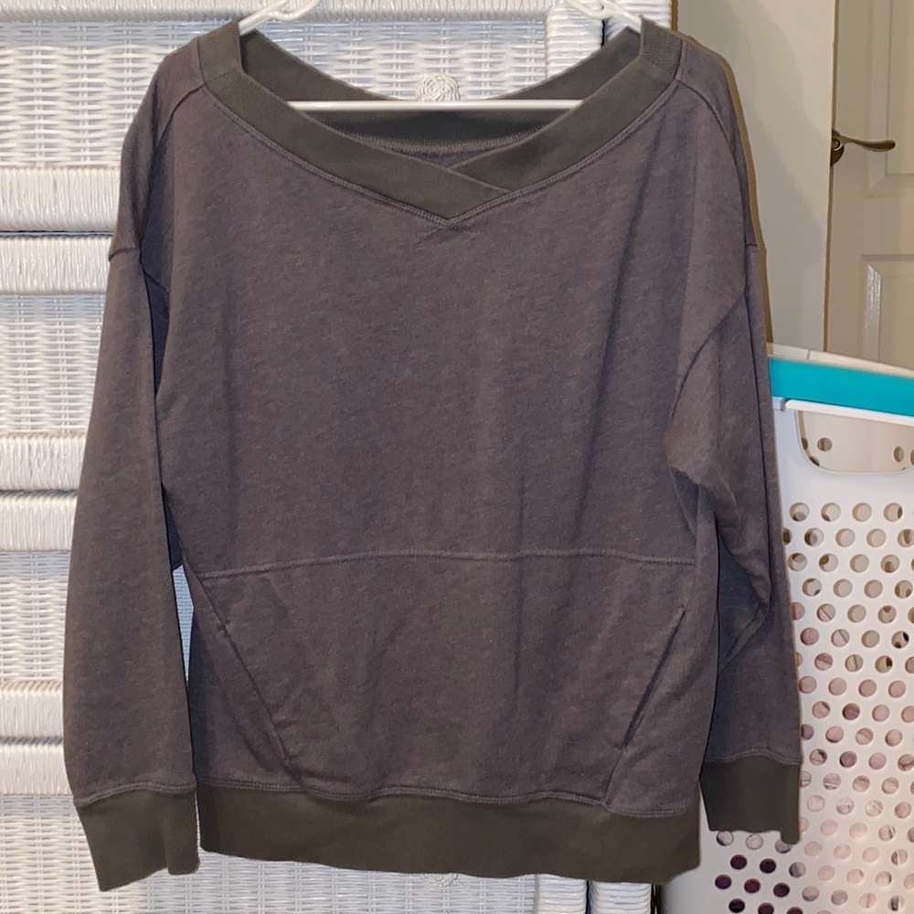 off the shoulder sweatshirt